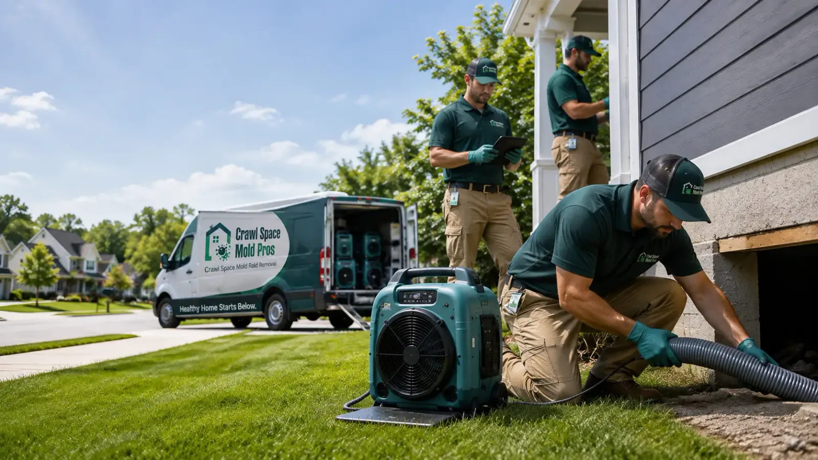 Crawl Space Mold Removal in West Friendship, MD